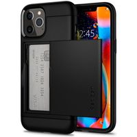 Spigen Coque Slim Armor CS iPhone 12 (Pro) - Noir