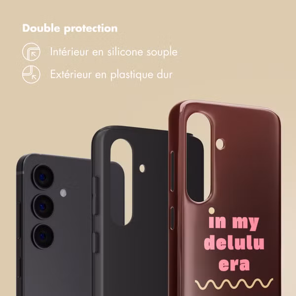 Selencia Coque arrière Vivid Samsung Galaxy S24 - Delulu