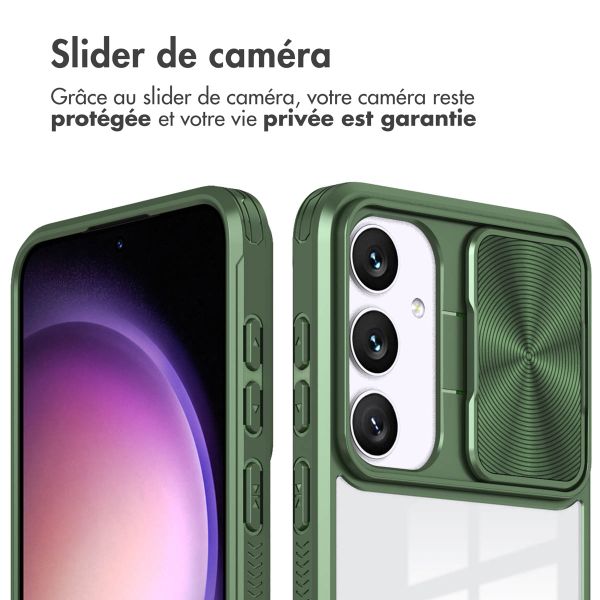 imoshion Coque arrière Camslider Samsung Galaxy S24 - Vert foncé