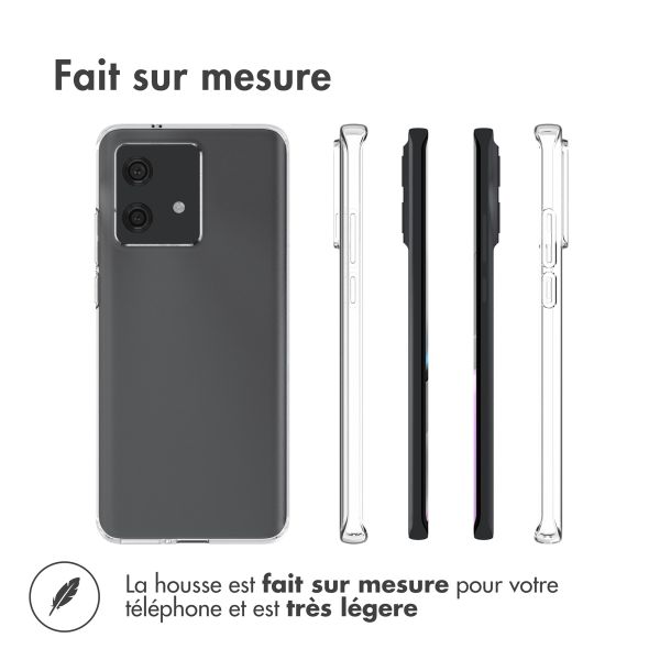 Accezz Coque Clear Motorola Edge 40 Neo - Transparent