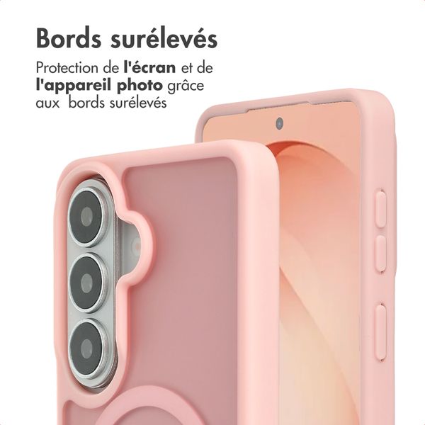 imoshion Coque Color Guard avec MagSafe Samsung Galaxy S26 Plus - Rose clair