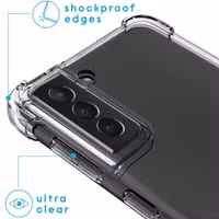 imoshion Coque avec dragonne Samsung Galaxy S21 Plus - Noir & Doré