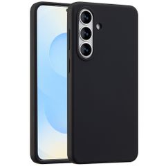 Accezz Coque Liquid Silicone avec MagSafe Samsung Galaxy S26 Plus - Noir