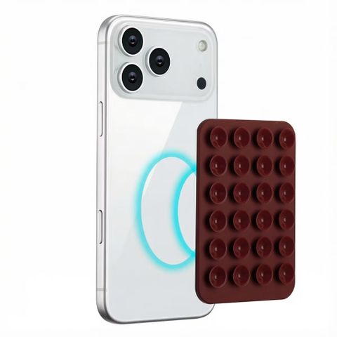 Selencia Support de téléphone à ventouses MagSafe - Terracotta