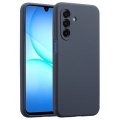 Accezz Coque Liquid Silicone Samsung Galaxy A17 - Bleu foncé