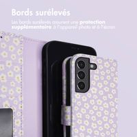 imoshion Étui de télephone portefeuille Design Samsung Galaxy S21 FE - White Daisy