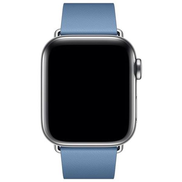 Apple Leather Band Modern Buckle Apple Watch Series 1-9 / SE - 38/40/41 mm / Series 10 - 42 mm - Taille L - Cornflower