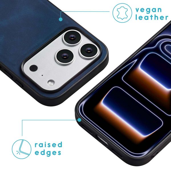 imoshion Etui de télephone luxe 2-en-1 amovible Apple iPhone 17 Pro - Bleu