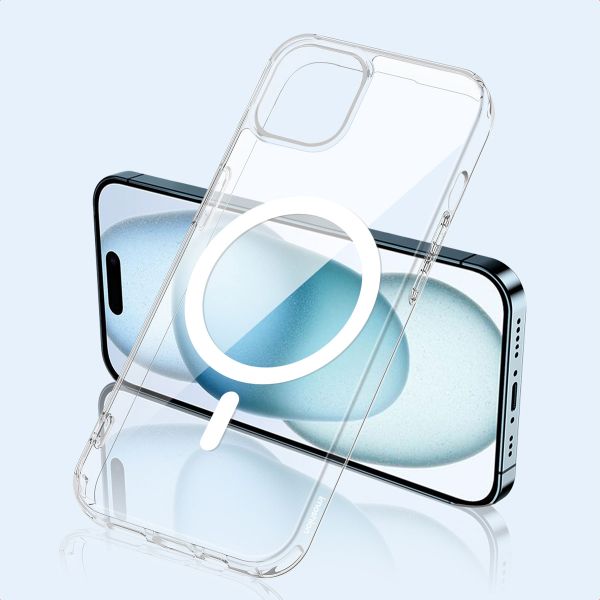 imoshion Coque arrière de protection avec MagSafe iPhone 15 - Transparent