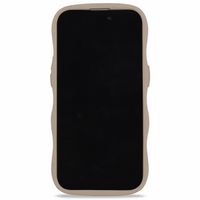 Holdit Coque Wavy Apple iPhone 15 Pro - Mocha Brown / Transparent