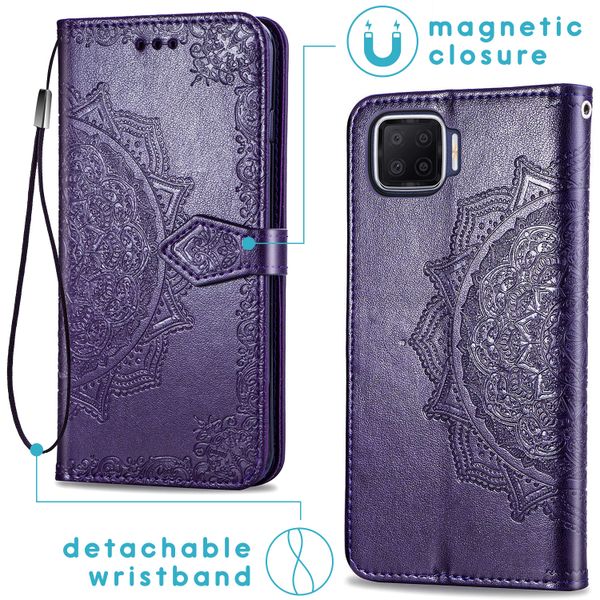 imoshion Etui de téléphone Mandala Oppo A73 (5G) - Violet