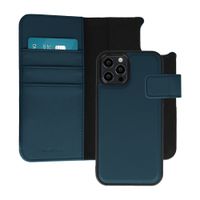 imoshion Étui portefeuille luxe 2-en-1 amovible Apple iPhone 12 (Pro) - Bleu