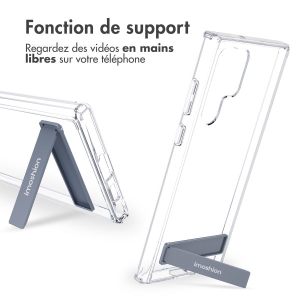 imoshion Coque Stand Samsung Galaxy S22 Ultra - Transparent