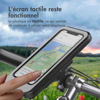 imoshion Support de téléphone pour vélo avec powerbank – résistant aux éclaboussures – 5000 mAh – Noir