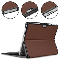 imoshion Coque tablette Trifold Microsoft Surface Pro 9 / Pro 10 - Brun