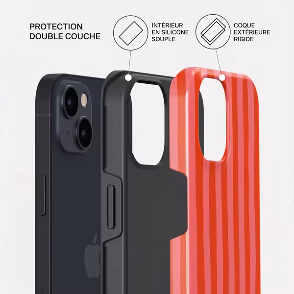 Burga Coque Tough MagSafe Apple iPhone 15 - Pomegranate