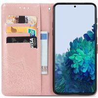 imoshion Etui de télephone Mandala Samsung Galaxy S21 - Rose Doré