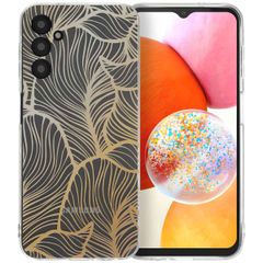 imoshion Coque Design Samsung Galaxy A14 (5G/4G) - Golden Leaves