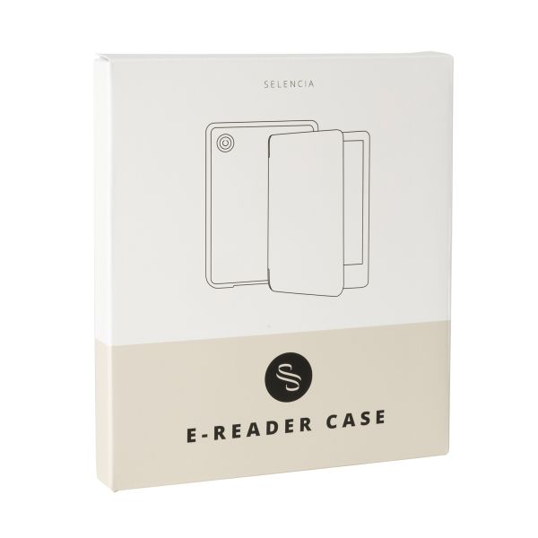 Selencia Étui de liseuse portefeuille Vivid Kobo Clara Colour / Clara BW - Art Wave Black