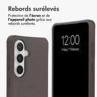 imoshion Coque arrière Color avec cordon amovible et MagSafe Samsung Galaxy S26 - Black Coffee