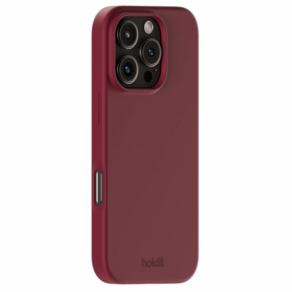 Holdit Coque Silicone Apple iPhone 16 Pro - Red Velvet