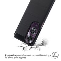 imoshion Coque Brushed Oppo A60 4G - Noir