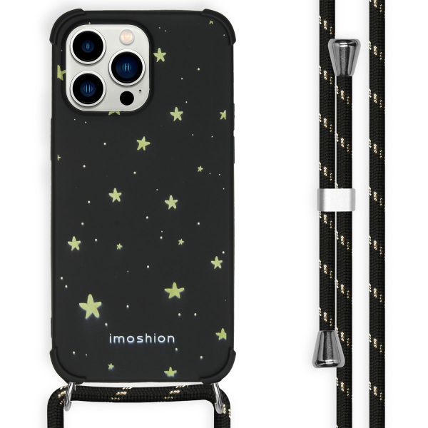 imoshion Coque Design avec cordon iPhone 14 Pro Max - Stars Gold