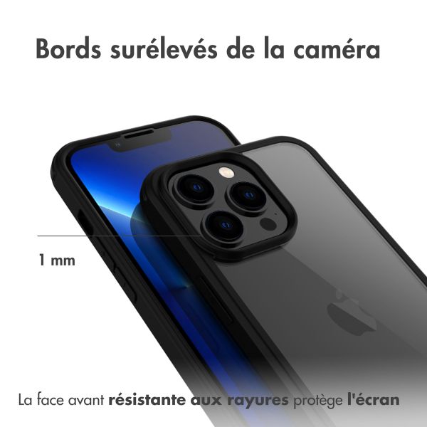 Accezz ﻿Coque de protection intégrale à 360° iPhone 13 Pro Max - Noir