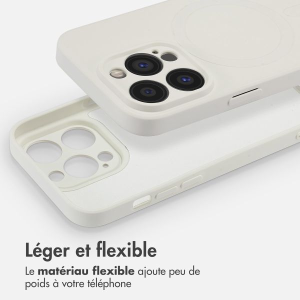 imoshion Coque Couleur avec MagSafe iPhone 14 Pro - Beige