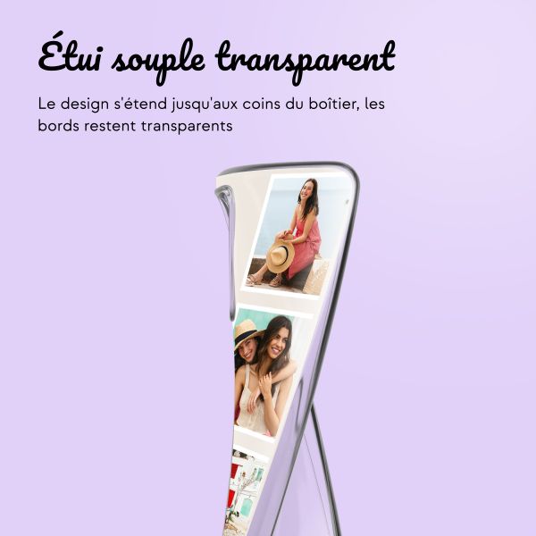 Coque personnalisée avec pellicule N°3 Samsung Galaxy A52(s) (5G/4G)- Transparent