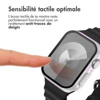 imoshion Coque rigide brillante à couverture complète pour Apple Watch Series 4 / 5 / 6 / SE - 40 mm - Pearlescent