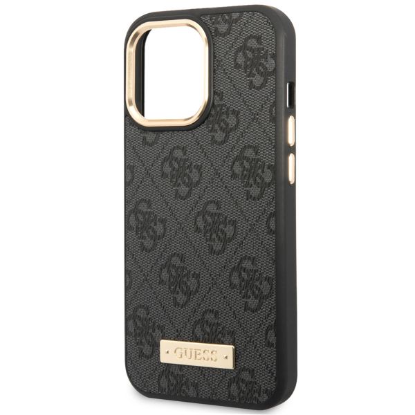 Guess Coque 4G Logo Monogram MagSafe Apple iPhone 14 Pro Max - Noir
