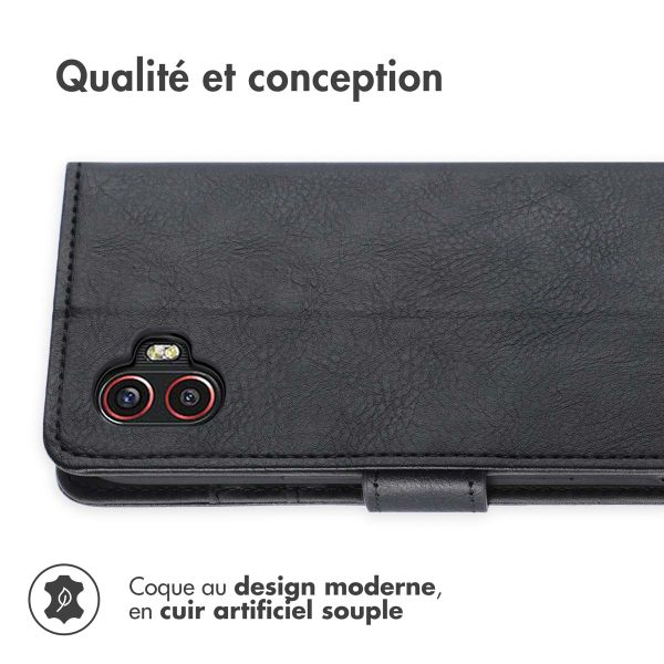 imoshion Étui de télephone portefeuille Samsung Galaxy Xcover 6 Pro - Noir