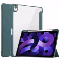imoshion Coque tablette rigide Trifold Apple iPad Air 11 pouces (2025) M3 / (2024) M2 / Air 5 (2022) / Air 4 (2020) - Vert