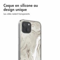 imoshion Coque design pour iPhone 15 - Sandy Marble