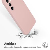 Accezz Coque Liquid Silicone Samsung Galaxy S23 FE - Rose