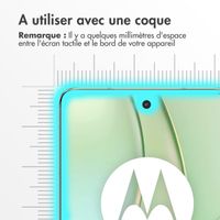 Accezz Protection d'écran en verre trempé Motorola Edge 40