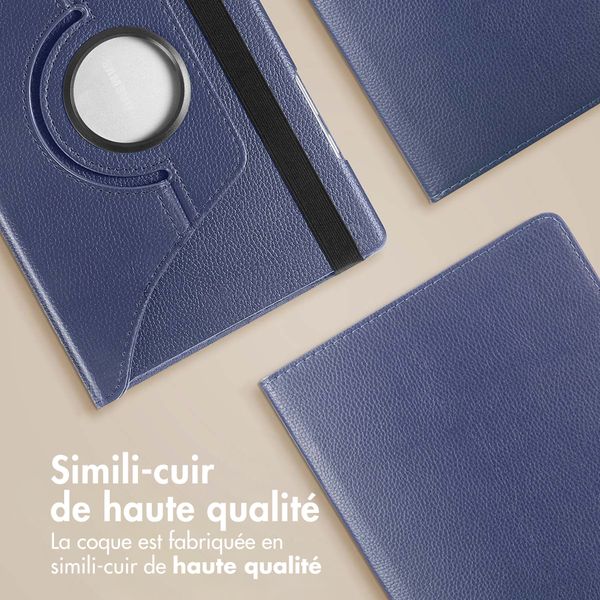 imoshion Coque tablette rotatif à 360° Samsung Galaxy Tab S11 - Bleu foncé