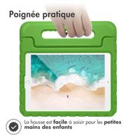 imoshion Coque kidsproof avec poignée Apple iPad 9 (2021) 10.2 pouces / iPad 8 (2020) 10.2 pouces / iPad 7 (2019) 10.2 pouces - Vert
