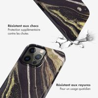 Selencia Coque arrière Vivid Tough iPhone 14 Pro Max - Chic Marble