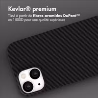 Accezz Coque Kevlar MagSafe Apple iPhone 15 - Noir