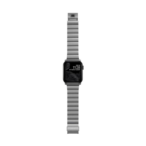 Nomad Bracelet à maillons en titane Apple Watch | 44/45/46/49 mm - Argent