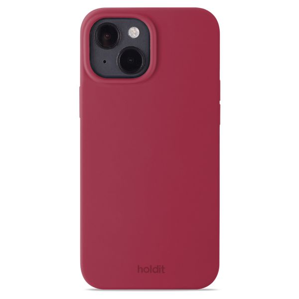 Holdit Coque Silicone iPhone 15 - Red Velvet