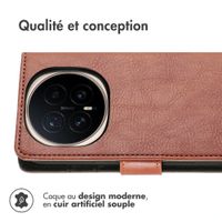 imoshion Étui de télephone portefeuille Honor Magic8 Pro - Marron