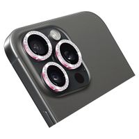 Holdit Protection Caméra Paillettes Apple iPhone 15 Pro / 15 Pro Max - Pink