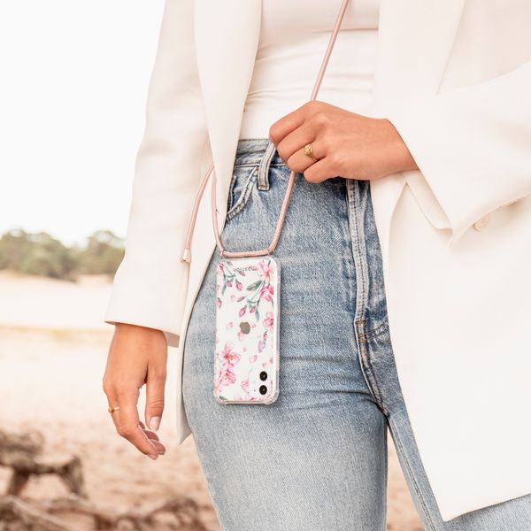 imoshion Coque Design avec cordon Apple iPhone Xr - Blossom Watercolor