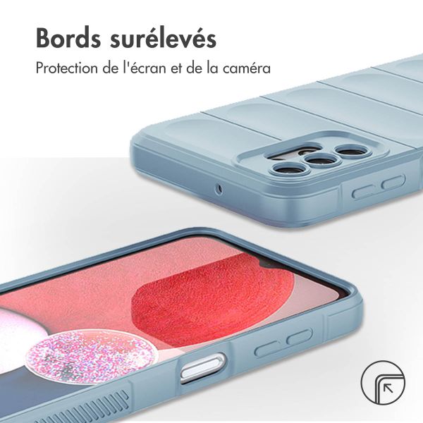 imoshion Coque arrière EasyGrip Samsung Galaxy A13 (4G) - Bleu clair