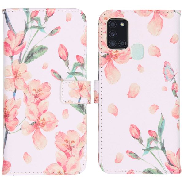 imoshion Coque silicone design Samsung Galaxy A21s - Blossom Watercolor