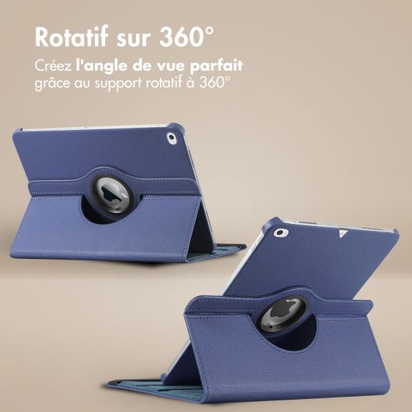 imoshion Coque tablette rotatif à 360° iPad Air 2 (2014) / Air 1 (2013) - Bleu foncé