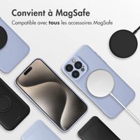 imoshion Coque Couleur avec MagSafe Apple iPhone 15 Pro Max - Lila